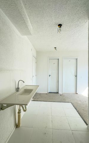 Apartamento à venda com 33m², 2 quartos e sem vagaCozinha e Área de serviço
