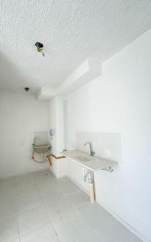 Apartamento à venda com 33m², 2 quartos e sem vagaCozinha e Área de serviço