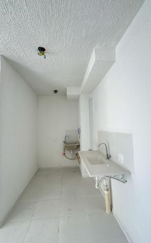 Apartamento à venda com 33m², 2 quartos e sem vagaCozinha e Área de serviço