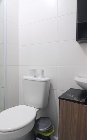 Apartamento à venda com 27m², 1 quarto e sem vagaBanheiro da suíte