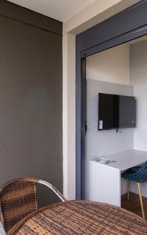 Apartamento para alugar com 30m², 1 quarto e sem vaga Apartamento para alugar com 30m², 1 quarto e sem vagaVaranda