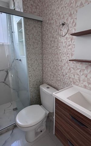 Apartamento à venda com 40m², 2 quartos e 1 vaga Apartamento à venda com 40m², 2 quartos e 1 vagaBanheiro
