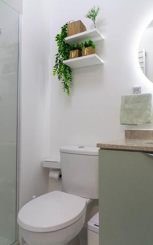 Studio à venda com 29m², 2 quartos e sem vaga Studio à venda com 29m², 2 quartos e sem vagaBanheiro