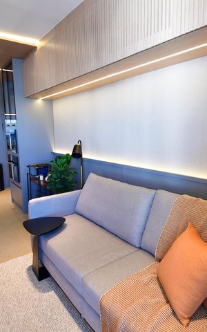 Studio à venda com 39m², 1 quarto e 1 vagaSala