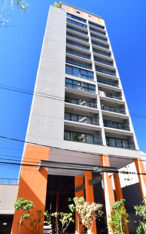 Studio à venda com 39m², 1 quarto e 1 vagaFachada do Prédio
