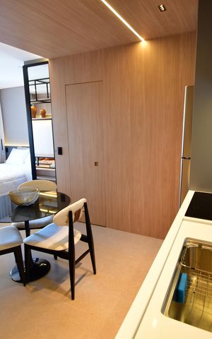 Studio à venda com 39m², 1 quarto e 1 vagaCozinha