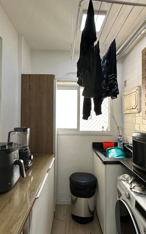Apartamento à venda com 68m², 3 quartos e 2 vagas Apartamento à venda com 68m², 3 quartos e 2 vagasÁrea de Serviço