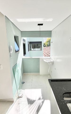 Apartamento para alugar com 35m², 1 quarto e sem vaga Apartamento para alugar com 35m², 1 quarto e sem vagaCozinha e Área de Serviço