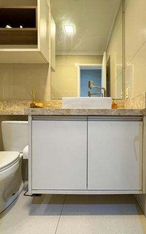 Apartamento para alugar com 94m², 3 quartos e 2 vagas Apartamento para alugar com 94m², 3 quartos e 2 vagasBanheiro Social