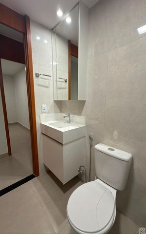 Apartamento para alugar com 61m², 3 quartos e 1 vaga Apartamento para alugar com 61m², 3 quartos e 1 vagaBanheiro 2