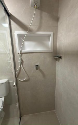 Apartamento para alugar com 61m², 3 quartos e 1 vaga Apartamento para alugar com 61m², 3 quartos e 1 vagaBanheiro 2