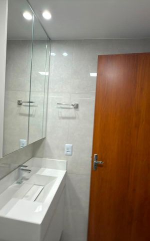 Apartamento para alugar com 61m², 3 quartos e 1 vaga Apartamento para alugar com 61m², 3 quartos e 1 vagaBanheiro 1