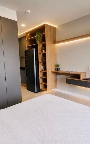 Studio para alugar com 26m², 1 quarto e sem vaga Studio para alugar com 26m², 1 quarto e sem vagaStudio