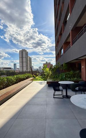 Studio para alugar com 26m², 1 quarto e sem vaga Studio para alugar com 26m², 1 quarto e sem vagaTerraço Coworking