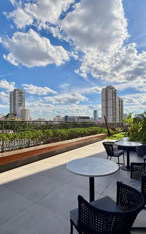 Studio para alugar com 26m², 1 quarto e sem vaga Studio para alugar com 26m², 1 quarto e sem vagaTerraço Coworking