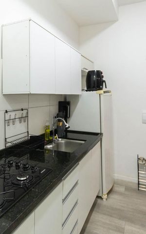 Apartamento para alugar com 43m², 1 quarto e sem vagaCozinha e Área de Serviço