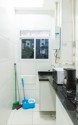 Apartamento para alugar com 43m², 1 quarto e sem vagaCozinha e Área de Serviço