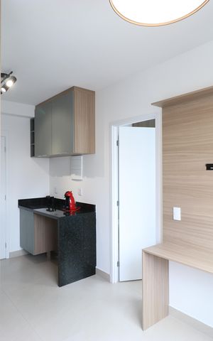 Apartamento para alugar com 25m², 1 quarto e sem vagaSala/Cozinha/Área de serviço 
