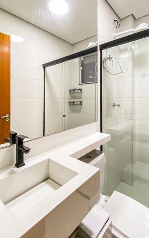 Apartamento à venda com 36m², 2 quartos e sem vaga Apartamento à venda com 36m², 2 quartos e sem vagaBanheiro