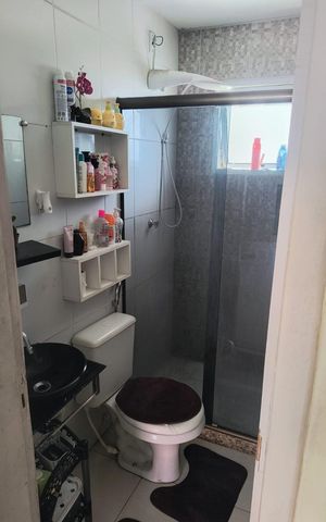 Casa de condomínio à venda com 75m², 2 quartos e 2 vagas Casa de condomínio à venda com 75m², 2 quartos e 2 vagasBanheiro