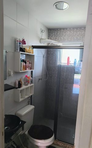 Casa de condomínio à venda com 75m², 2 quartos e 2 vagas Casa de condomínio à venda com 75m², 2 quartos e 2 vagasBanheiro