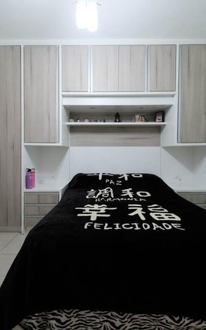 Casa à venda com 100m², 2 quartos e 2 vagasSuíte 1