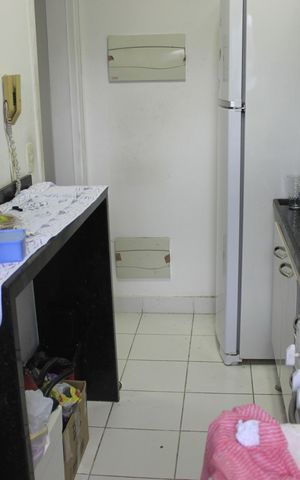 Apartamento à venda com 50m², 2 quartos e 1 vagaCozinha com lavanderia 