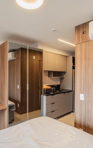 Studio à venda com 27m², 1 quarto e sem vaga Studio à venda com 27m², 1 quarto e sem vagaStudio