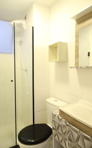 Apartamento à venda com 42m², 2 quartos e 1 vagaBanheiro
