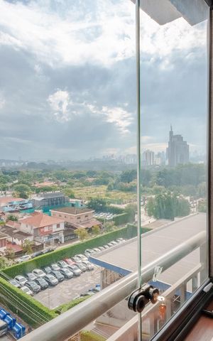 Studio para alugar com 28m², 1 quarto e sem vaga Studio para alugar com 28m², 1 quarto e sem vagaVaranda