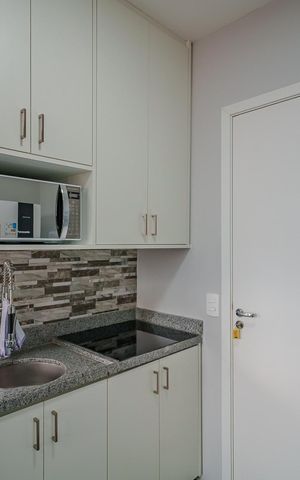 Studio para alugar com 28m², 1 quarto e sem vaga Studio para alugar com 28m², 1 quarto e sem vagaCozinha