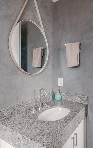 Studio para alugar com 28m², 1 quarto e sem vaga Studio para alugar com 28m², 1 quarto e sem vagaBanheiro