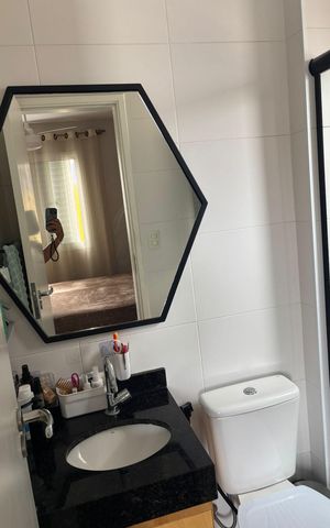 Apartamento à venda com 65m², 3 quartos e 2 vagas Apartamento à venda com 65m², 3 quartos e 2 vagasBanheiro