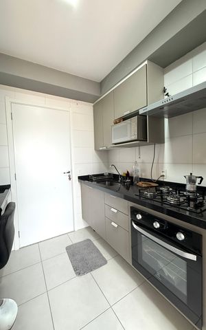 Studio à venda com 28m², 1 quarto e sem vaga Studio à venda com 28m², 1 quarto e sem vagaCozinha