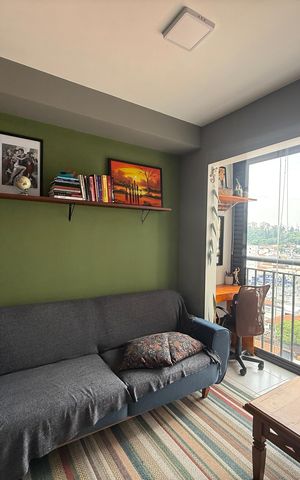Studio à venda com 28m², 1 quarto e sem vaga Studio à venda com 28m², 1 quarto e sem vagaSala