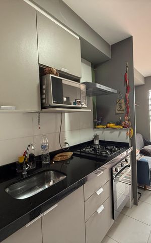 Studio à venda com 28m², 1 quarto e sem vaga Studio à venda com 28m², 1 quarto e sem vagaCozinha