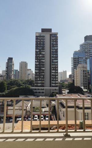 Studio para alugar com 26m², 1 quarto e sem vagaVaranda