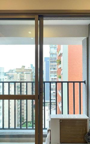 Studio para alugar com 24m², 1 quarto e sem vaga Studio para alugar com 24m², 1 quarto e sem vagaVaranda