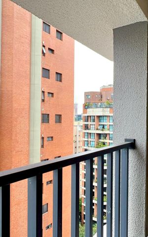 Studio para alugar com 24m², 1 quarto e sem vaga Studio para alugar com 24m², 1 quarto e sem vagaVaranda