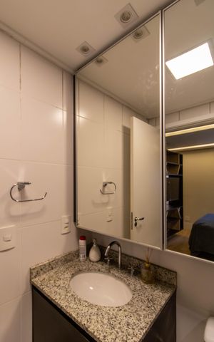 Studio à venda com 39m², 0 quarto e 1 vaga Studio à venda com 39m², 0 quarto e 1 vagaBanheiro