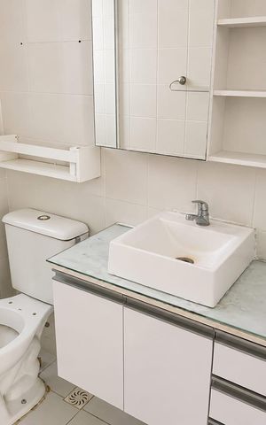 Apartamento para alugar com 78m², 3 quartos e 2 vagas Apartamento para alugar com 78m², 3 quartos e 2 vagasBanheiro social