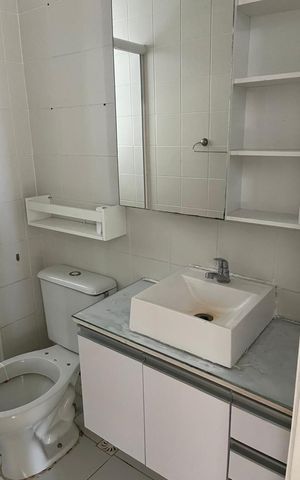 Apartamento para alugar com 78m², 3 quartos e 2 vagas Apartamento para alugar com 78m², 3 quartos e 2 vagasBanheiro social