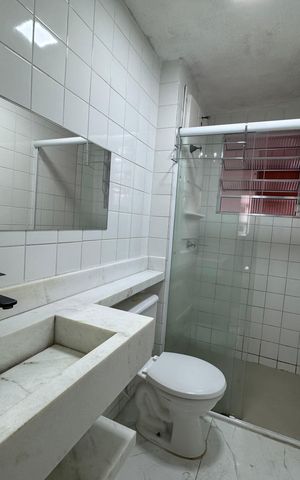 Apartamento à venda com 72m², 3 quartos e 2 vagas Apartamento à venda com 72m², 3 quartos e 2 vagasBanheiro 2
