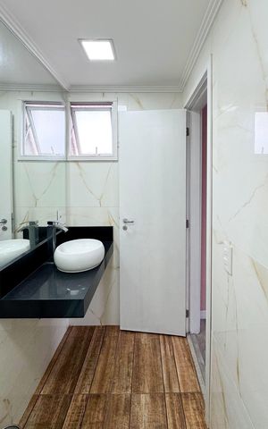Apartamento à venda com 83m², 3 quartos e 2 vagas Apartamento à venda com 83m², 3 quartos e 2 vagasBanheiro - Suíte
