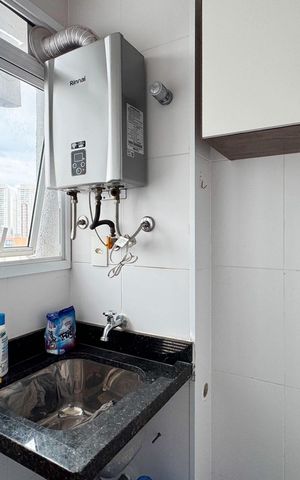 Apartamento à venda com 83m², 3 quartos e 2 vagas Apartamento à venda com 83m², 3 quartos e 2 vagasÁrea de Serviço