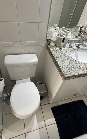 Apartamento à venda com 118m², 3 quartos e 2 vagasBanheiro da Suíte 1