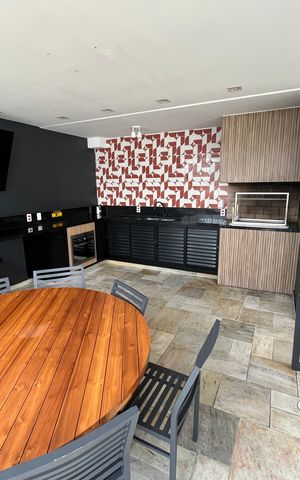 Apartamento à venda com 118m², 3 quartos e 2 vagasÁrea comum - Churrasqueira