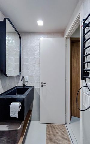 Apartamento para alugar com 24m², 1 quarto e sem vagaBanheiro da Suíte