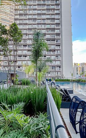 Apartamento para alugar com 24m², 1 quarto e sem vagaÁrea comum - Piscina