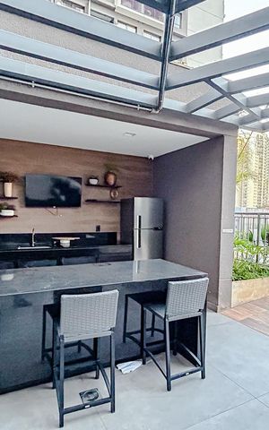 Apartamento para alugar com 24m², 1 quarto e sem vagaÁrea comum - Churrasqueira